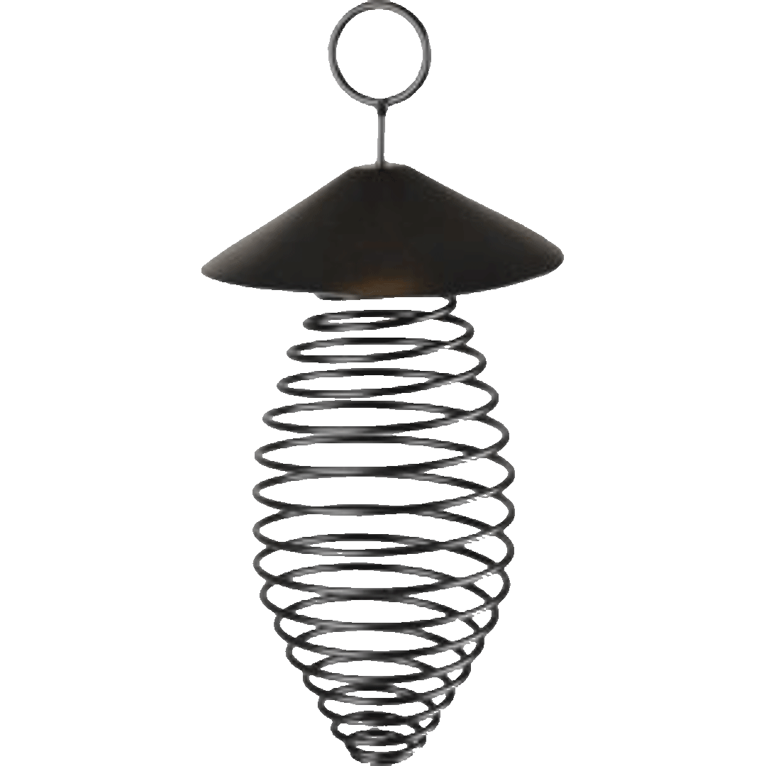 Support en spirale pour boules de graisse, noir