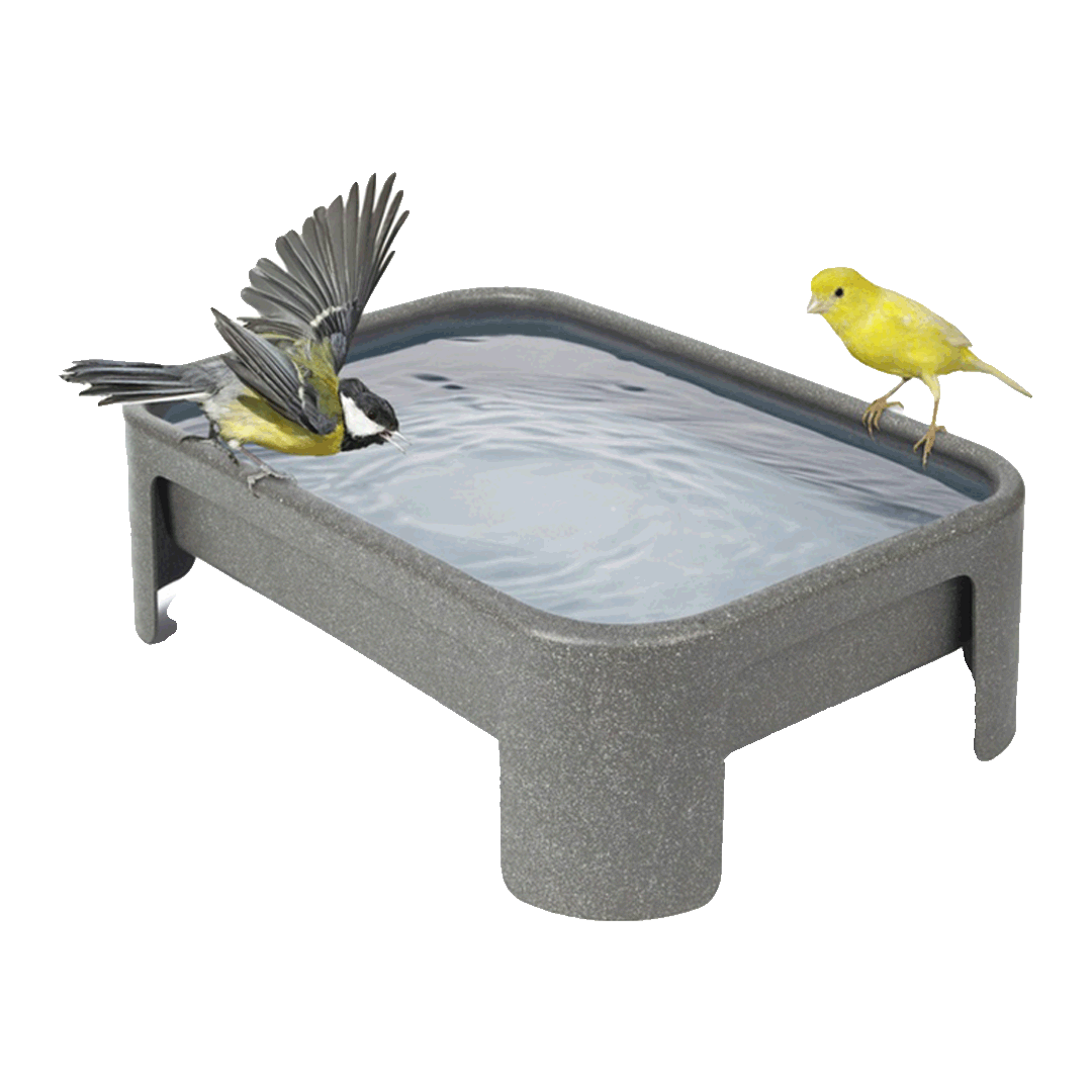 Bain d’oiseaux ou plateau à graines en plastique 100 % recyclé