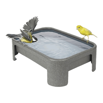 Bain d’oiseaux ou plateau à graines en plastique 100 % recyclé