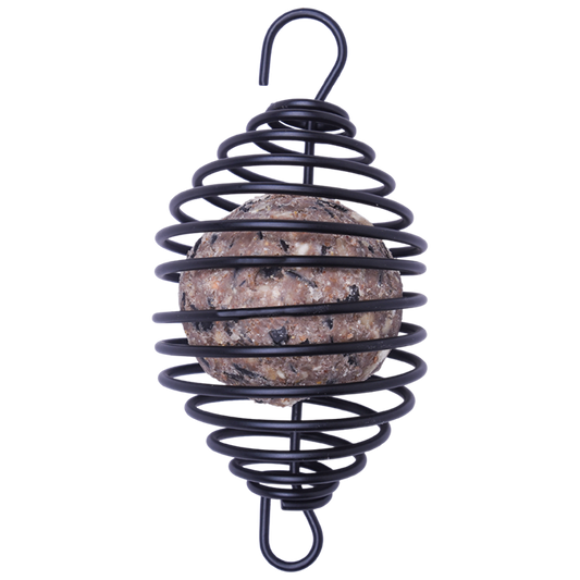 Distributeur en spirale pour boules de graisse, métal noir