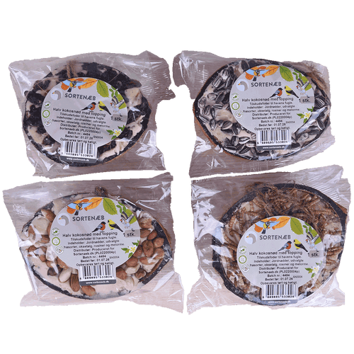 Sortenaeb – Demi-noix de coco avec garniture, assortiment – à l’unité